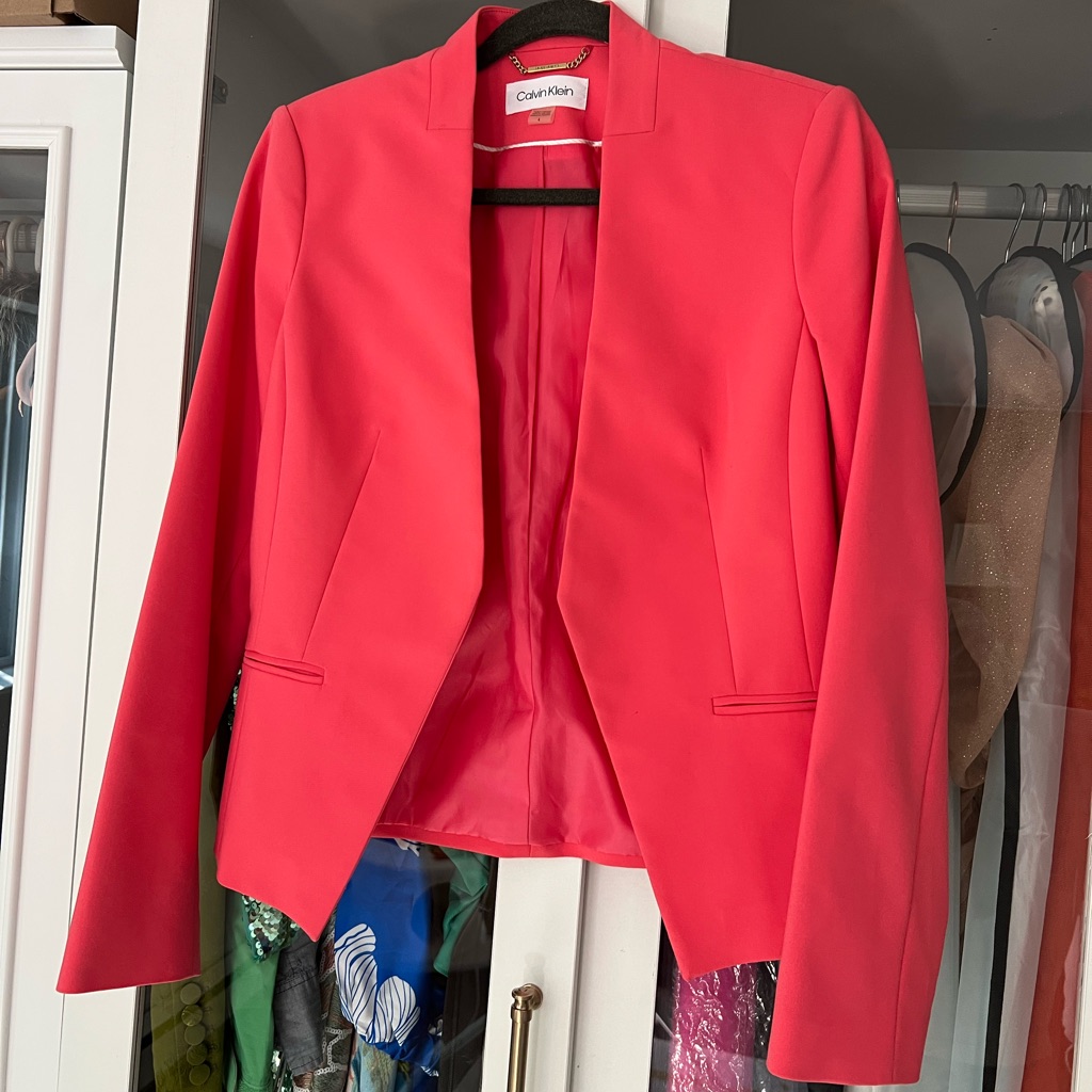 Calvin Klein Women's Pink Blazer